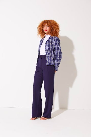 ropa-de-abogada-de-tweed azul